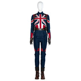 Movie Doctor Strange 2 Margaret Peggy Carter Cosplay Costume Captain Carter Bodysuit Battle Suit